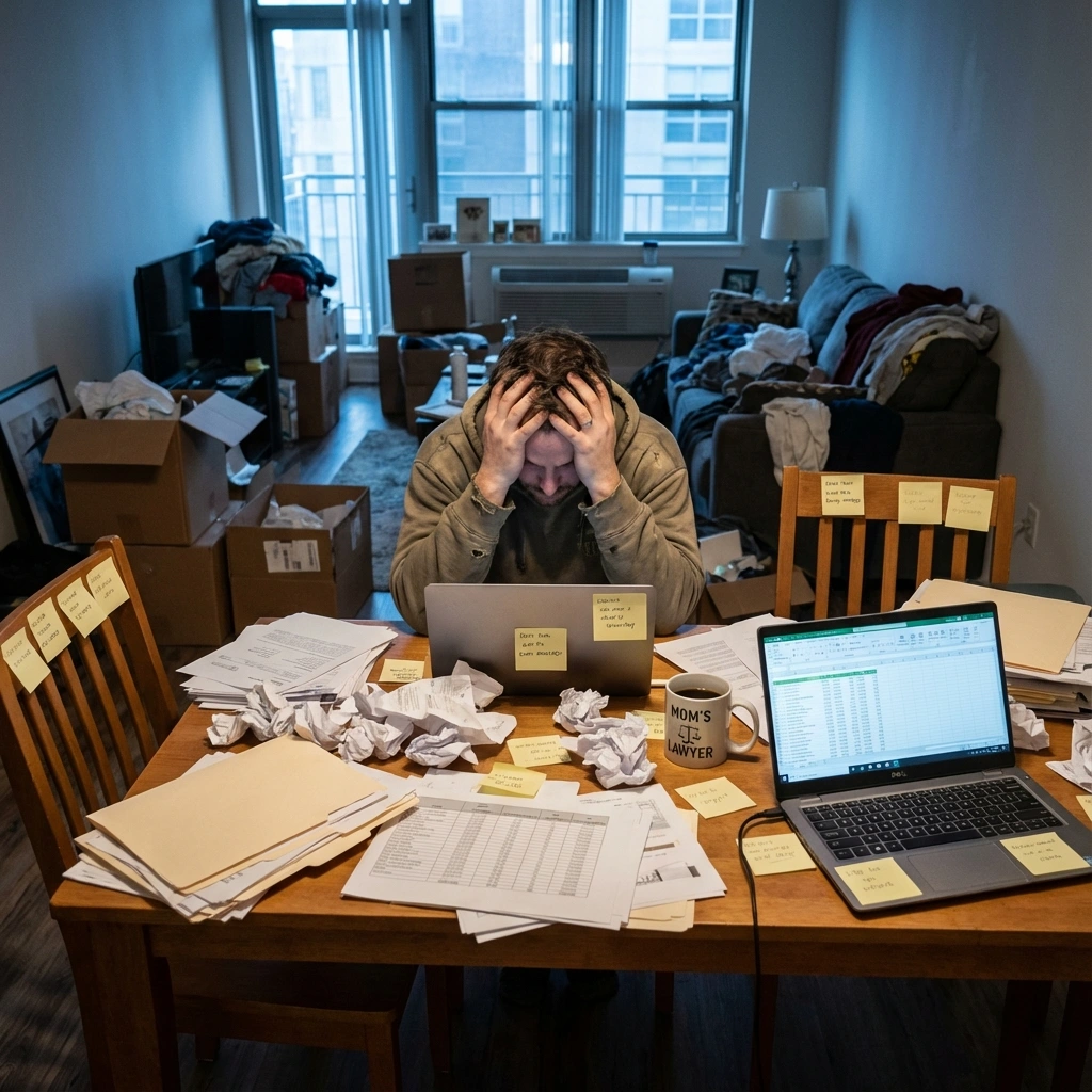 Majiteľ bytu zavalený papiermi a stresom z predaja bez realitky