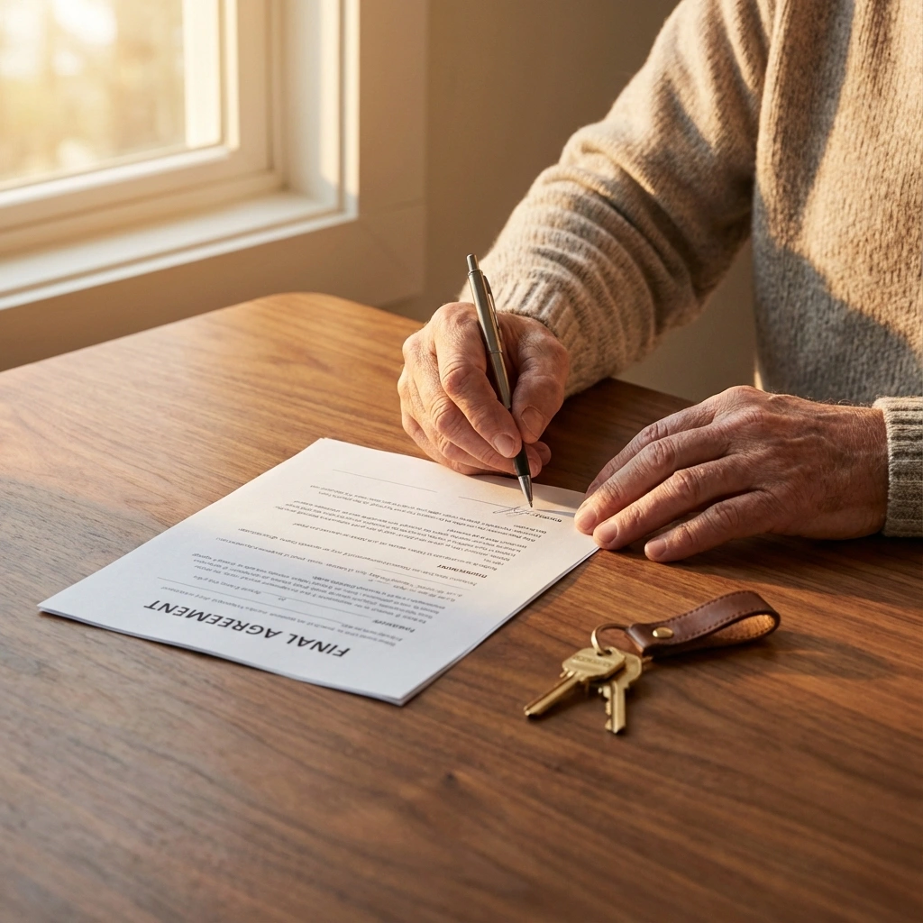 Úspešný podpis kúpnej zmluvy a kľúče od bytu